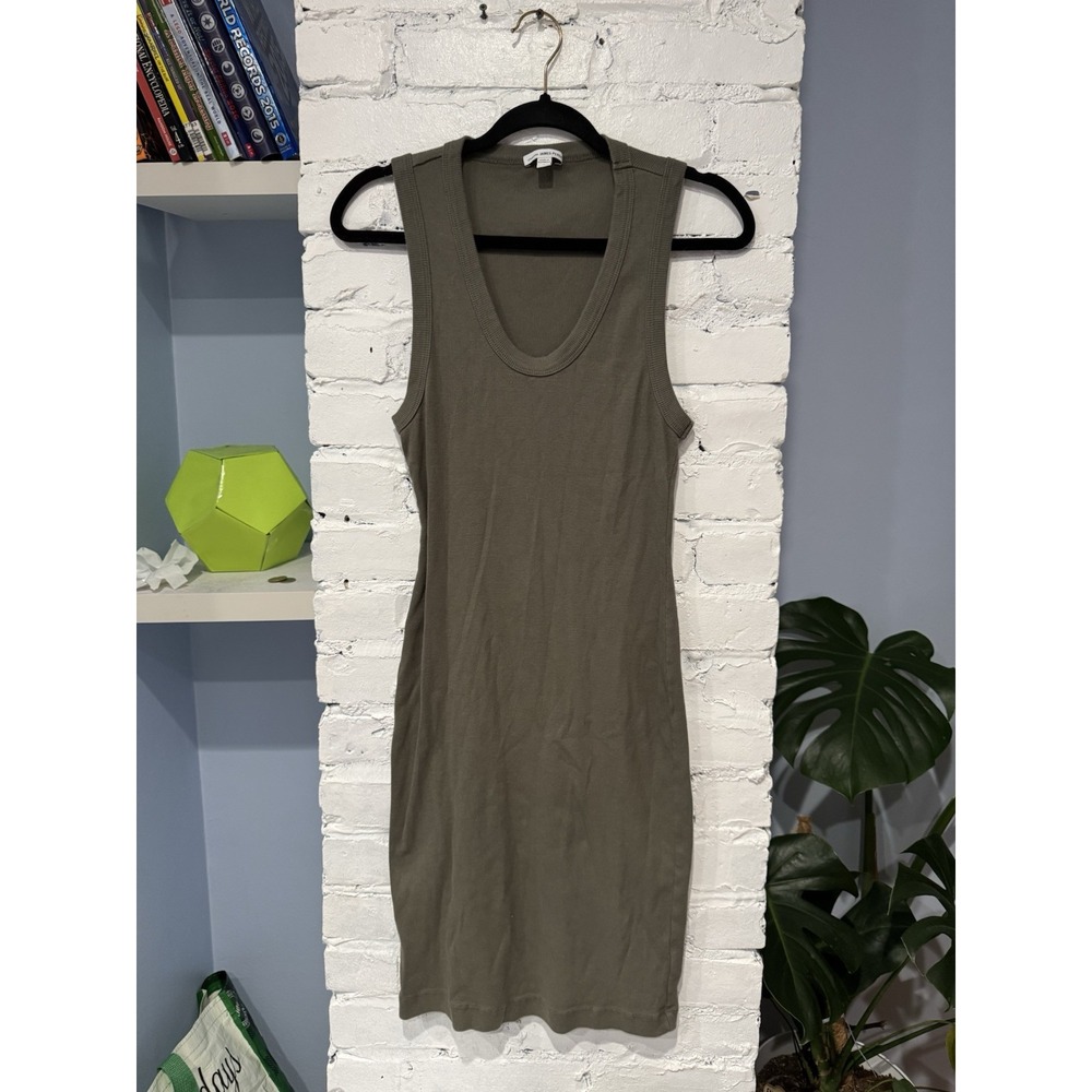 James Perse Ribbed Knit Tank Dress Size 3 MSRP: $155.00 - Picture 2 of 8